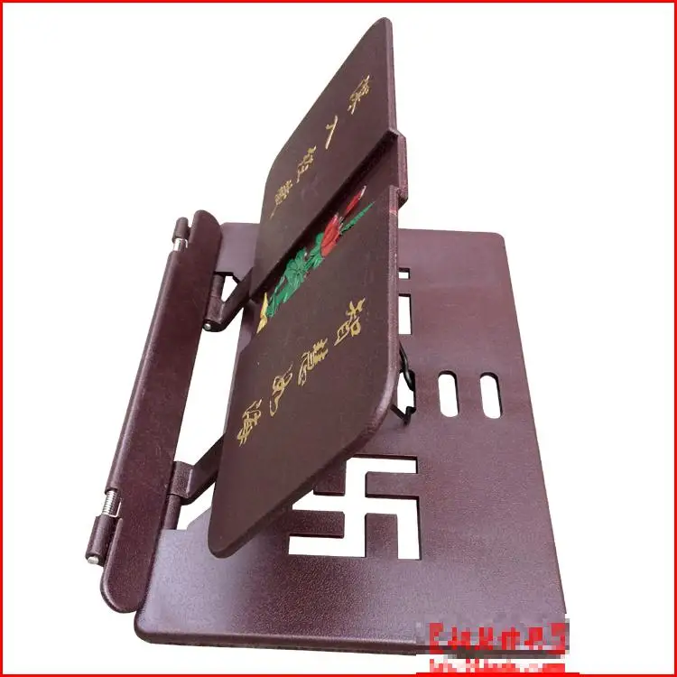 Буддийский монах Большая складная книжная полка буддизм воодушевляющие Писания