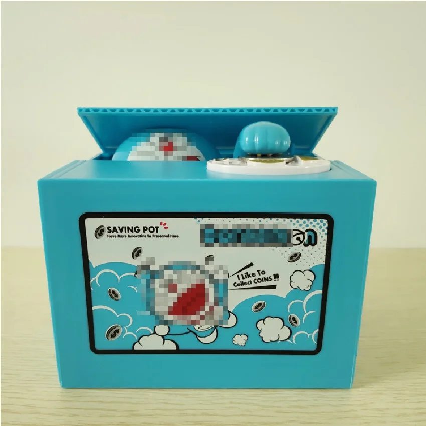 Автоматическая Копилка Doraemon копилка для монет креативная друзей детей подарок