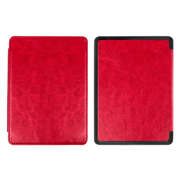 Red Чехол из искусственной кожи для Amazon, новинка, Kindle, Kindle Touch, чехол 10 поколения, Магнитный чехол с держателем для рук - Цвет: Red