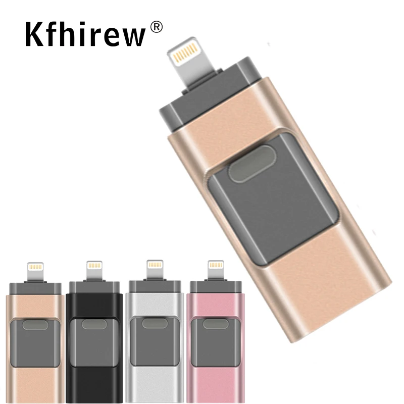 Горячая OTG USB флэш-накопитель для iPhone X/8/7/7 Plus/6 Plus/6s/5/SE/ipad USB флэш-диск USB флэш-накопитель 64 ГБ оперативной памяти, 32 Гб встроенной памяти, 128 Гб 2,0
