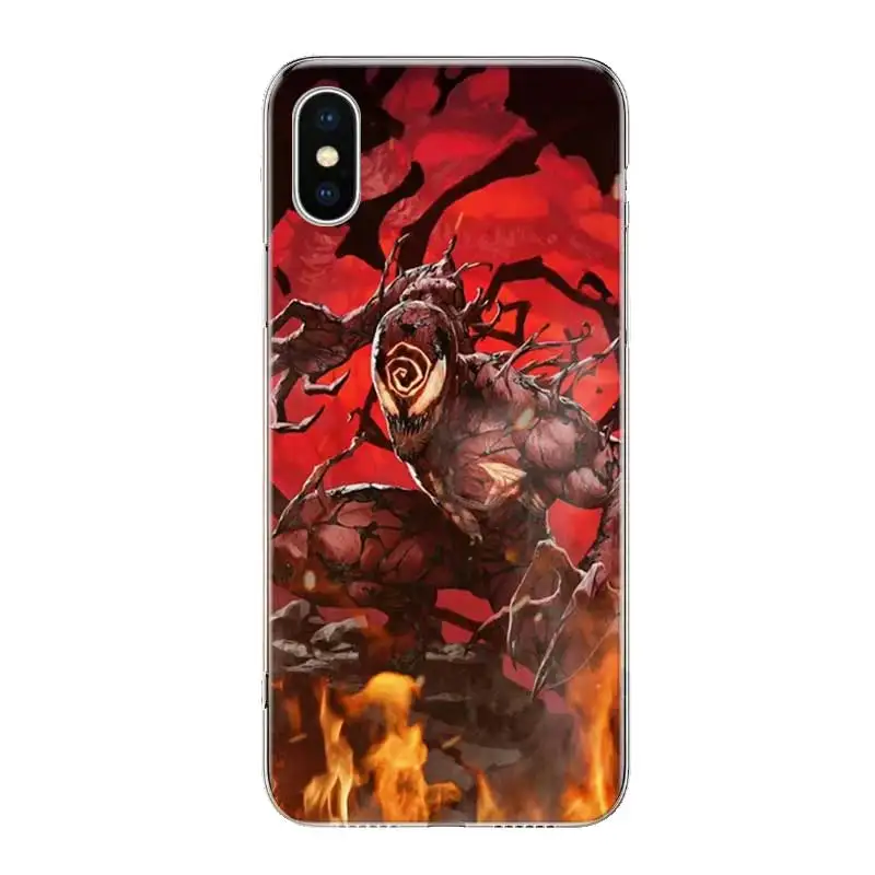 Силиконовый чехол Marvel abte Carnage Fundas для телефона Apple iPhone 6 6S 7 8 Plus + X 10 Ten XS MAX XR 5 5S SE Heart