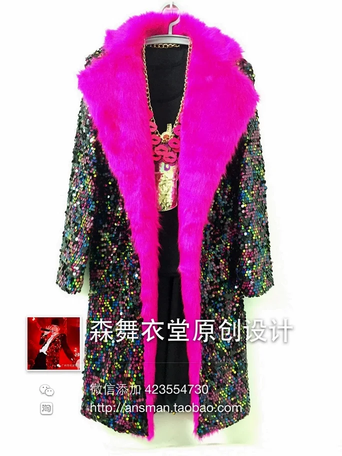 2017 Мужской певец DJ право на ту же часть GD ночной клуб гостей флуоресцентный