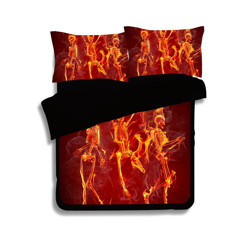 14 стилей индийский Череп 3D печатных постельных принадлежностей