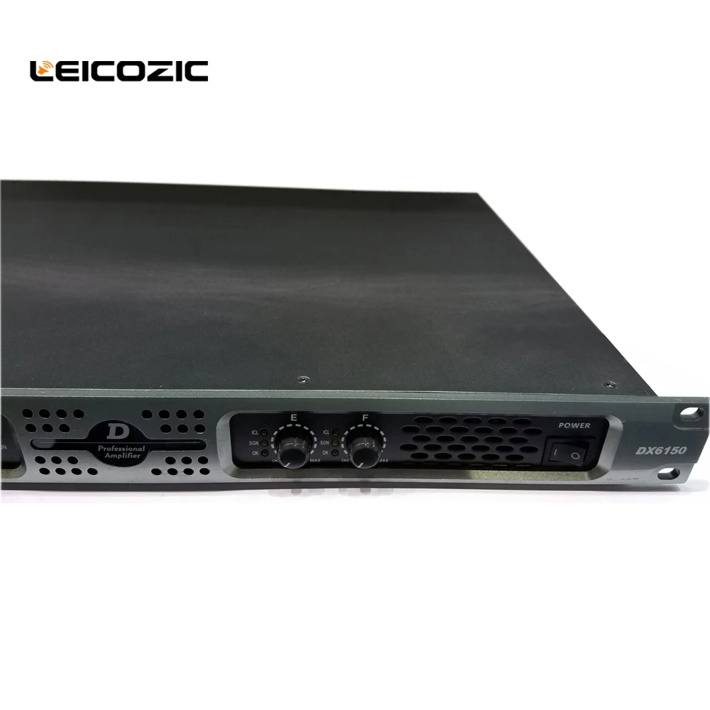 Leicozic DX6250 6-канальный усилитель класса d усилители мощности 250 Вт RMS 6x400 Вт усилители 4 Ом звуковая система профессиональный усилитель