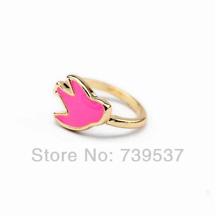 Уникальный стиль красочные птицы эмаль обручальное кольцо|engagement ring|ring stylering ring |