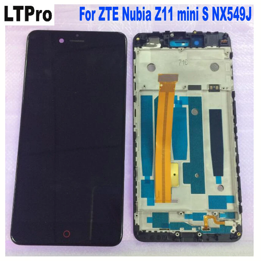 Протестированный рабочий датчик для 5,2 ''zte Nubia Z11 mini S NX549J ЖК-дисплей, сенсорная панель, дигитайзер экрана в сборе с рамкой