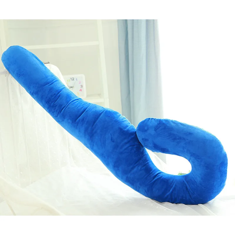 Dark Blue 150 см милый морской конек Длинная Подушка плюшевая игрушка; подарок для отправки девушек U Форма спальный подушка Almofada cussin cojines - Цвет: Dark Blue