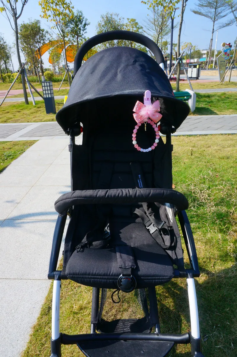 

Personalised --Any name stunning Pink Opal bling lovely baby pram charm baby stroller accessories stroller chain