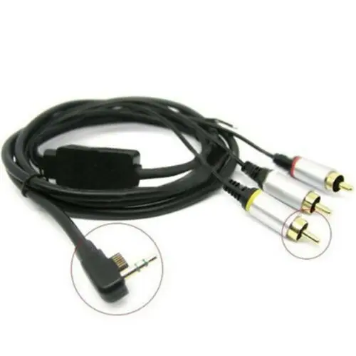 6FT компонентный av кабель AV TV HDTV RCA аудио видео для Sony PSP Slim 2000 3000 2B17| |