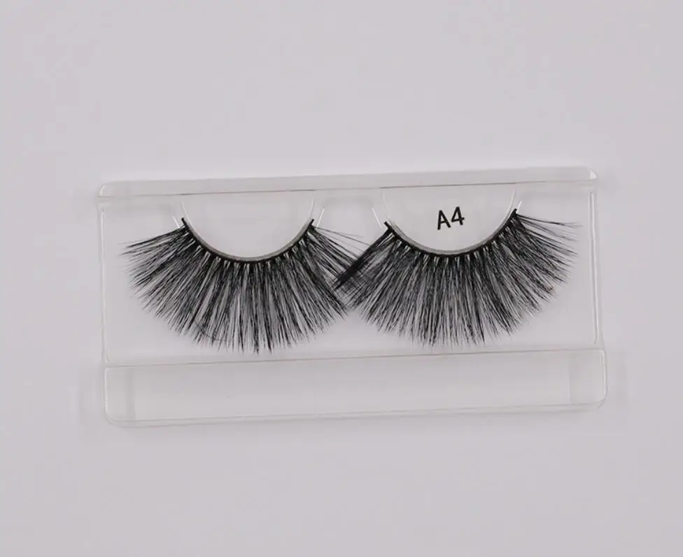 

50 Pairs 3d Mink Hair Eyelashes wholesales 25mm Soft Hand-made False Lashes for Women Girls