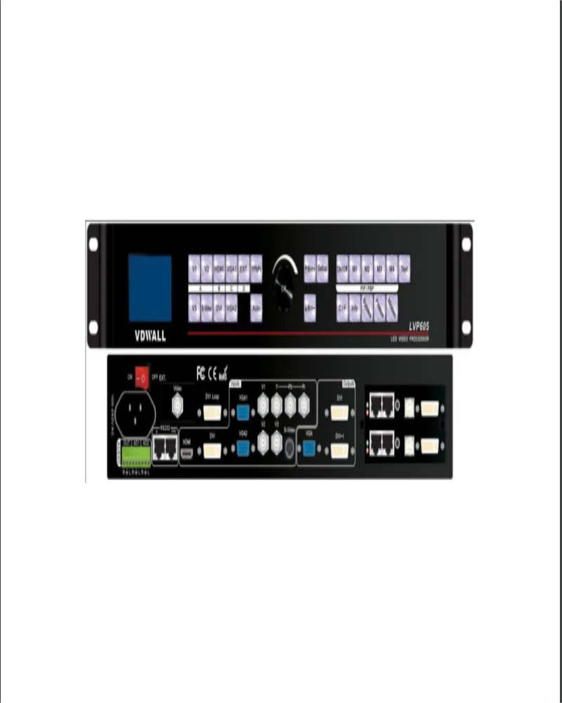 VDWALL LVP605 расширения интерфейса может быть выбран в качестве 1xVideo и LVP 605S 1 xsdi/HD-SDI/3G-SDI Led Дисплей видеопроцессор
