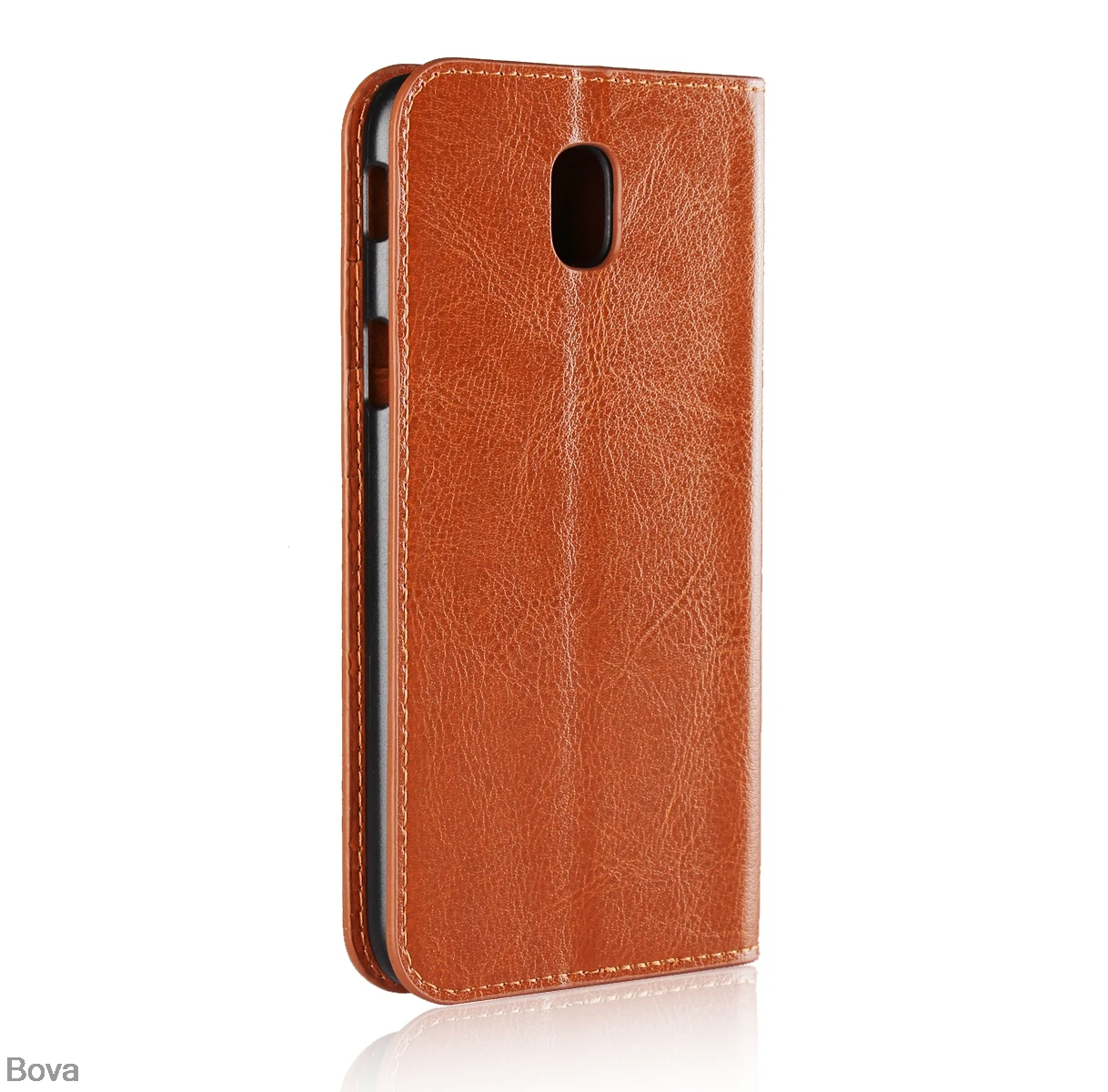 Чехол для samsung Galaxy J7 J730F J730y кожаный бумажник чехол раскладной чехол с держателем карты из воловьей кожи