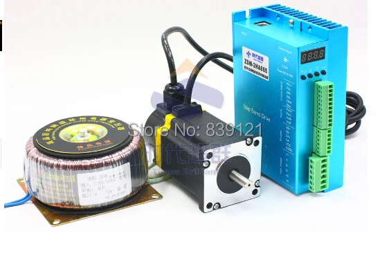 

2 phase Nema 34 Closed loop speed servo stepper set closed loop stepping motor encoder + driver 12.5Nm with power 220v