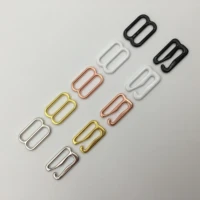wholesale 10 sets various sizes of bra hooks and sliders strap adjusters buckles 5 color