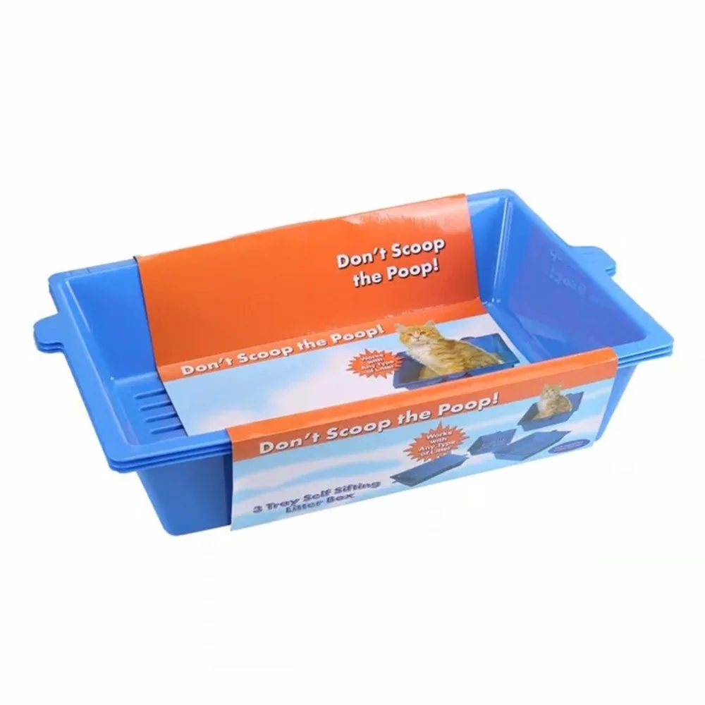 Кошачьи постельные принадлежности полу закрытые анти всплеск кошачий Туалет