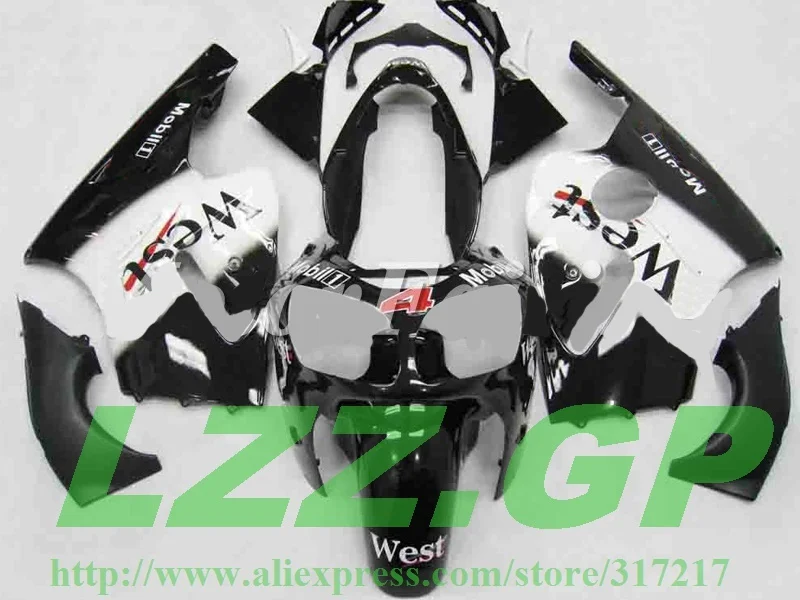 

100%NEW WEST white black Fairing kits FOR KAWASAKI NINJA ZX12R 00-01 ZX 12R 00 01 ZX-12R 00-01 ZX 12R 2000 2001 fairings #TS6XAA