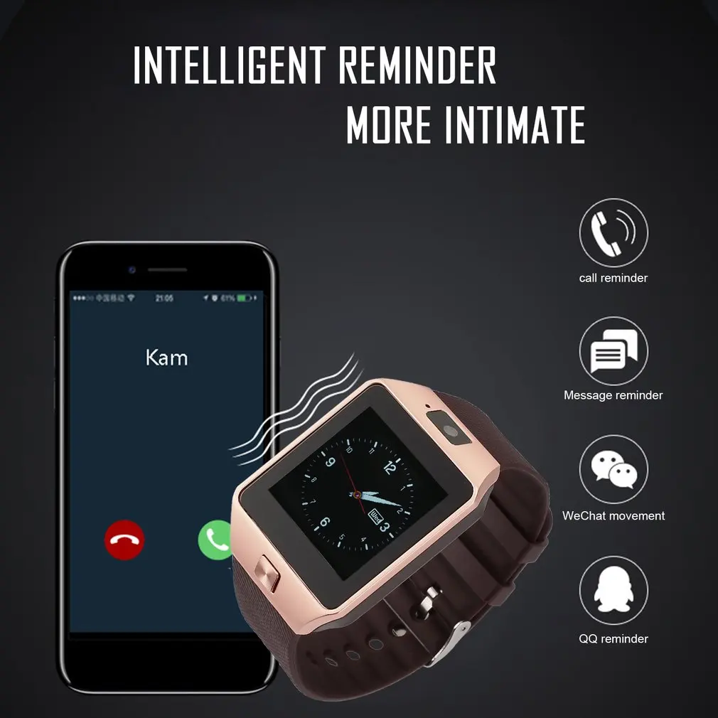 Sleep& SnoringSmart часы с камера Bluetooth наручные часы Вибрационный трекер сна поддержка SIM карты памяти для IOS и Android