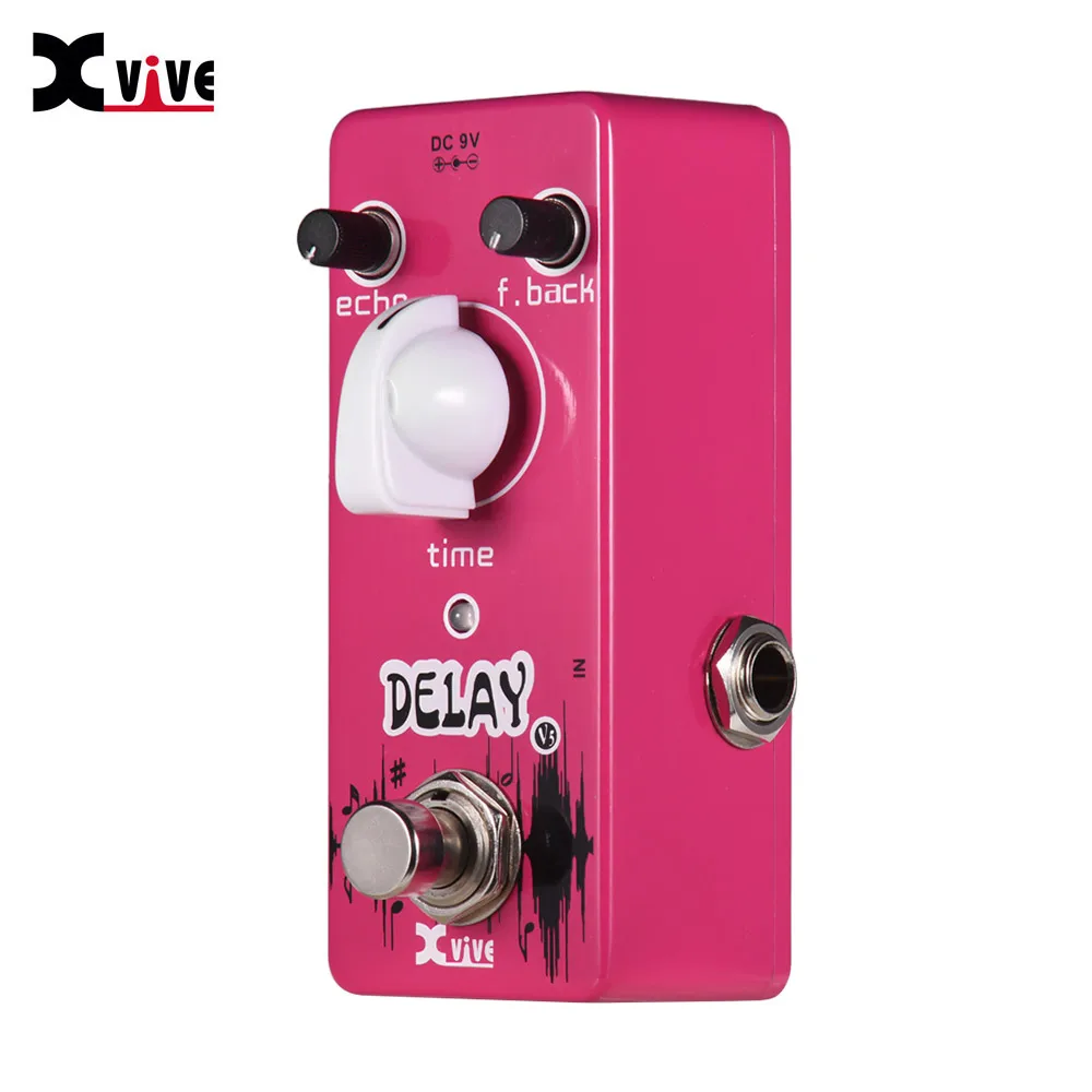 V5 Analog Delay XVIVE гитарный эффект педаль задержка/Искажение/овердрайв эффекты гитарная педаль True Bypass 9 эффектов Гитарные аксессуары для опции - Цвет: V5 Analog Delay