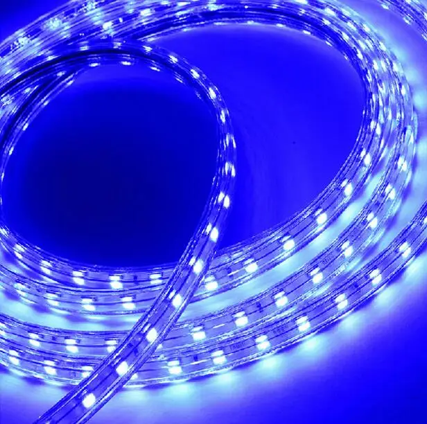 Водонепроницаемая гибкая светодиодная лента 220 SMD 5050 В переменного тока 1 м 60