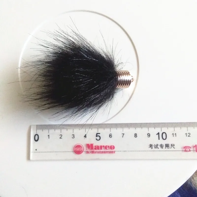 12 шт смешанные Pom шары жилет из искусственного лисьего меха капли воды помпон с