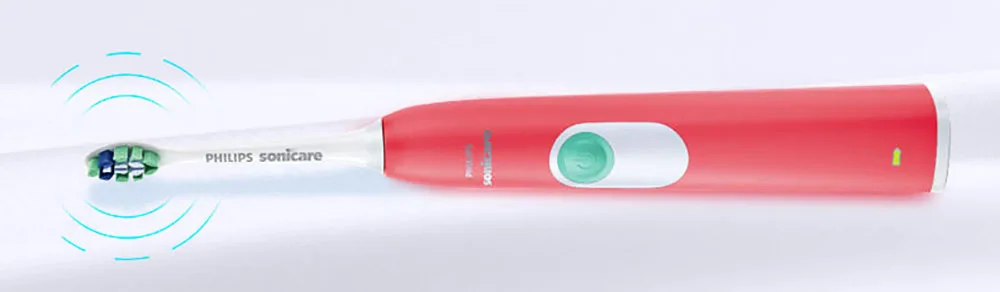 PHILIPS Sonicare HX6234/35 Электрический Зубная щётка Перезаряжаемые с Водонепроницаемый 31000 об./мин. индикатор зарядки для любителей 2 упак