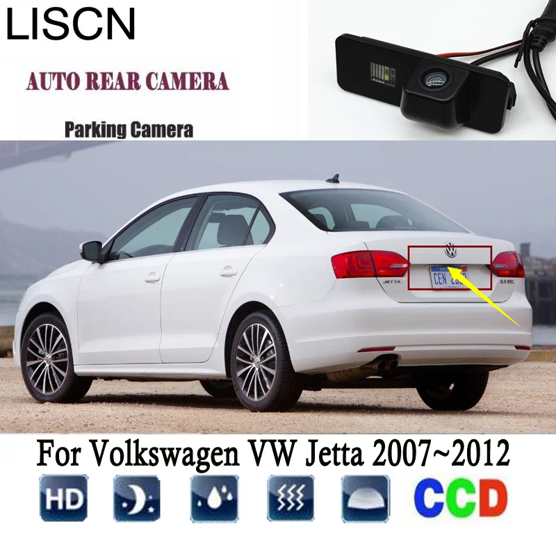 Камера заднего вида для Volkswagen VW Jetta 2007 ~ 2012 2008 2011 CCD камера с ночным видением