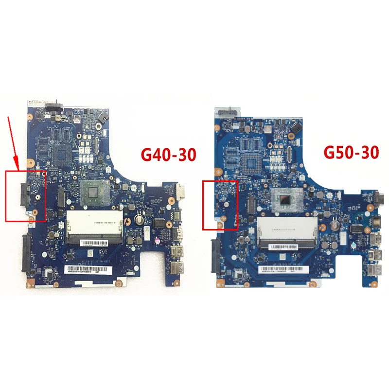 Оригинальная материнская плата для ноутбука lenovo G50 30 с процессором Intel N2820 N2840 DDR3