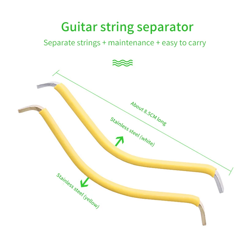 Hispetech Stainless Steel Guitar String Separator Maintenance Care Tool Nursing Handling Repair Accessories Compound Bow | Спорт и