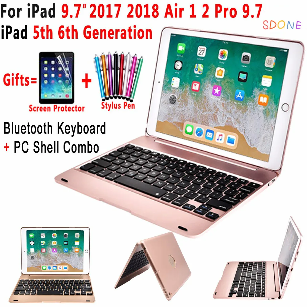 Чехол с откидной крышкой для Apple iPad 9 7 2017 2018 5 го 6 поколения беспроводной чехол