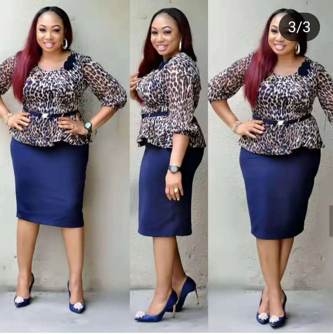 Женское платье африканская Дашики элегантные поддельные две части 2019