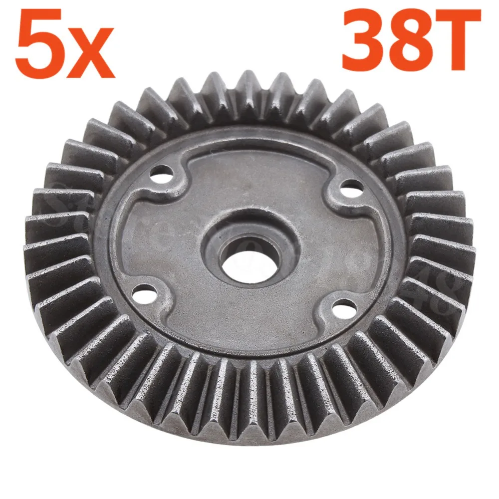 

5pcs 1/10 Bevel Gear 38T for AXIAL AX90056 Wraith Spawn 1/10th Scale Electric 4WD - Kit Upgrade part