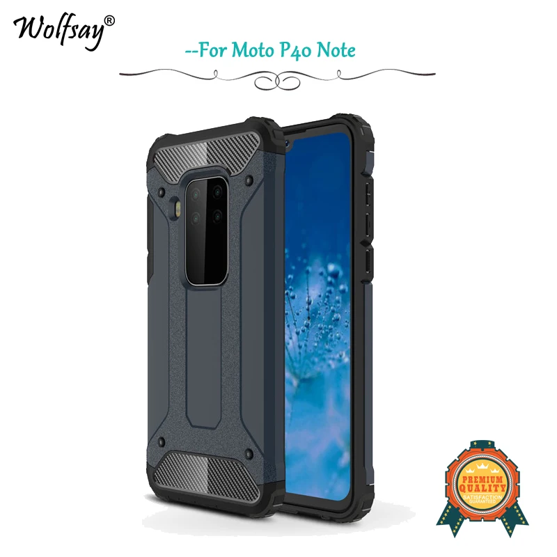 Чехол для Moto P40 Note противоударный резиновый ЖЕСТКИЙ чехол телефона задняя крышка