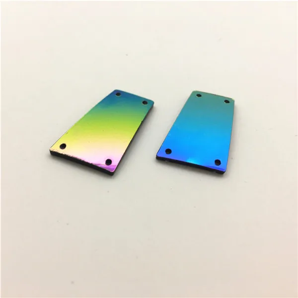 28N 17x28mm TopStone Радужное зеркало пришивные стразы акриловые пришивные камни для аксессуаров одежды платья - Цвет: 28N 17x28mm