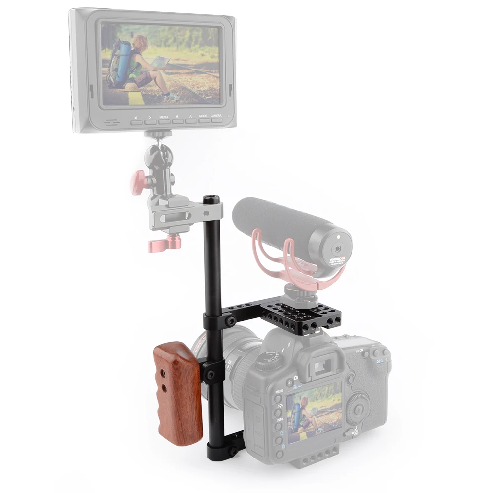Cammate DSLR клетка камера ручка Steadicam для Nikon D800 стабилизатор Steadicam фотография, фото студия комплект C1412