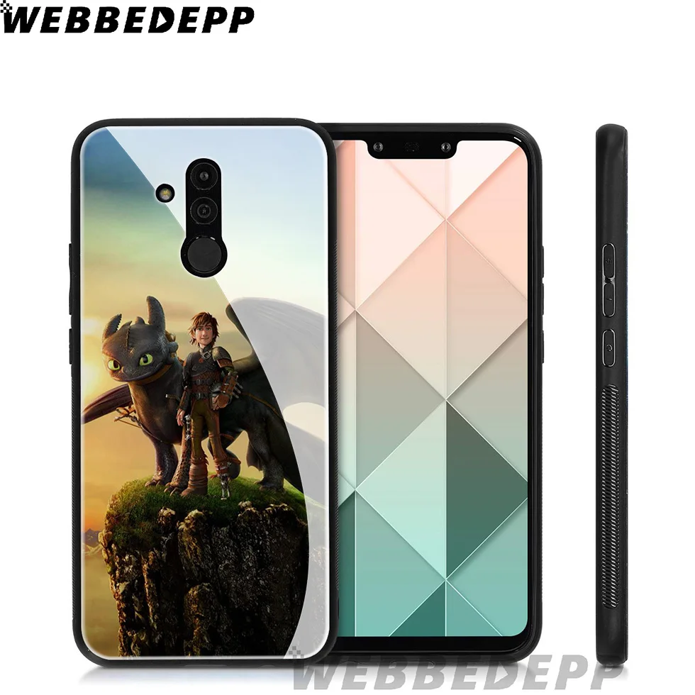 Чехол с закаленным стеклом Как приручить дракона 2 для Huawei Mate 20 P20 P10 P Smart 2019 2018 &amp