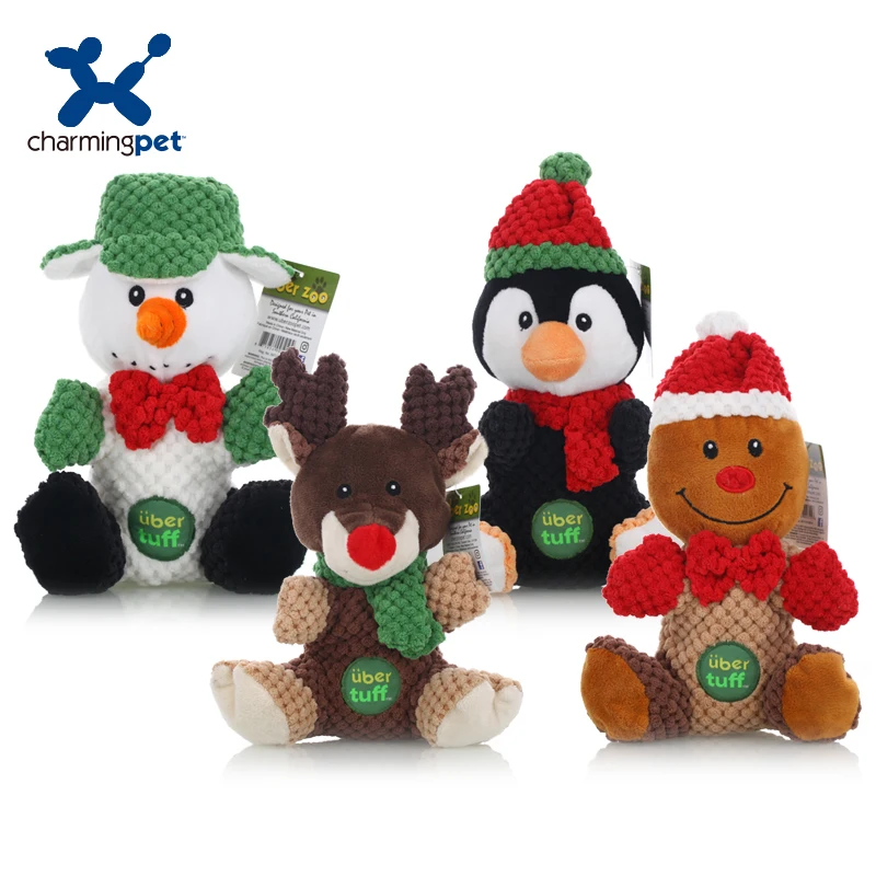 Charmingpet игрушки для собак пингвин олень снеговик домашних животных обучающие