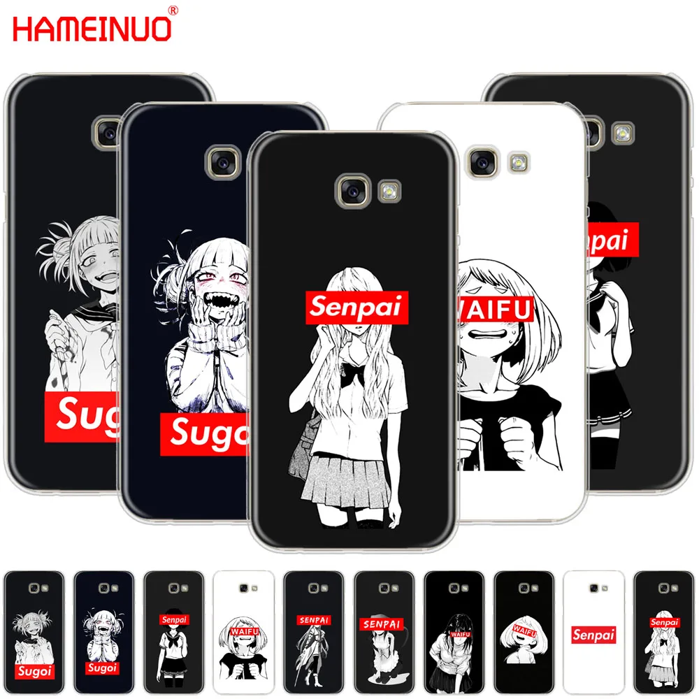 HAMEINUO Sugoi Senpai аниме waifu чехол для сотового телефона Samsung Galaxy A3 A310 A5 A510 A7 A8 A9 2016 2017