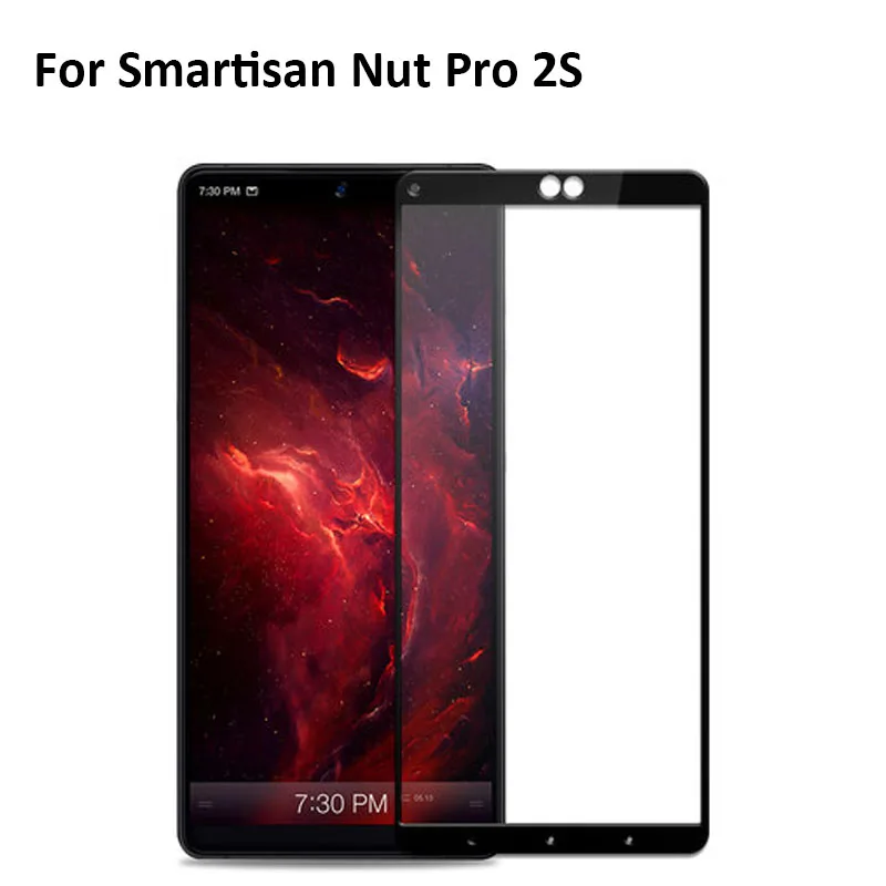 Черное закаленное стекло с полным покрытием для Smartisan Nut Pro2S защитная пленка из