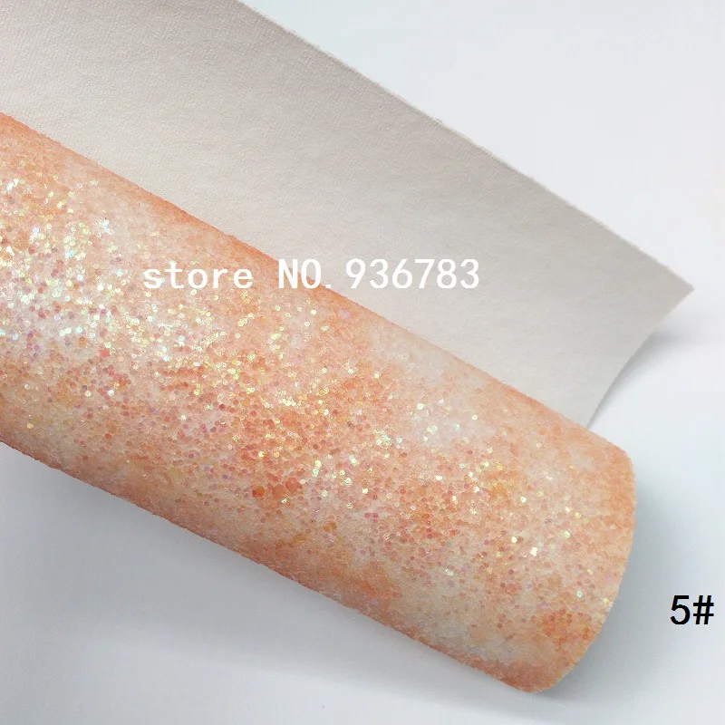 1PCS A4 SIZE 21X29cm Synthetic Leather Rainbow Chunky Glitter For Bow DIY handbags shoes MK074D | Дом и сад