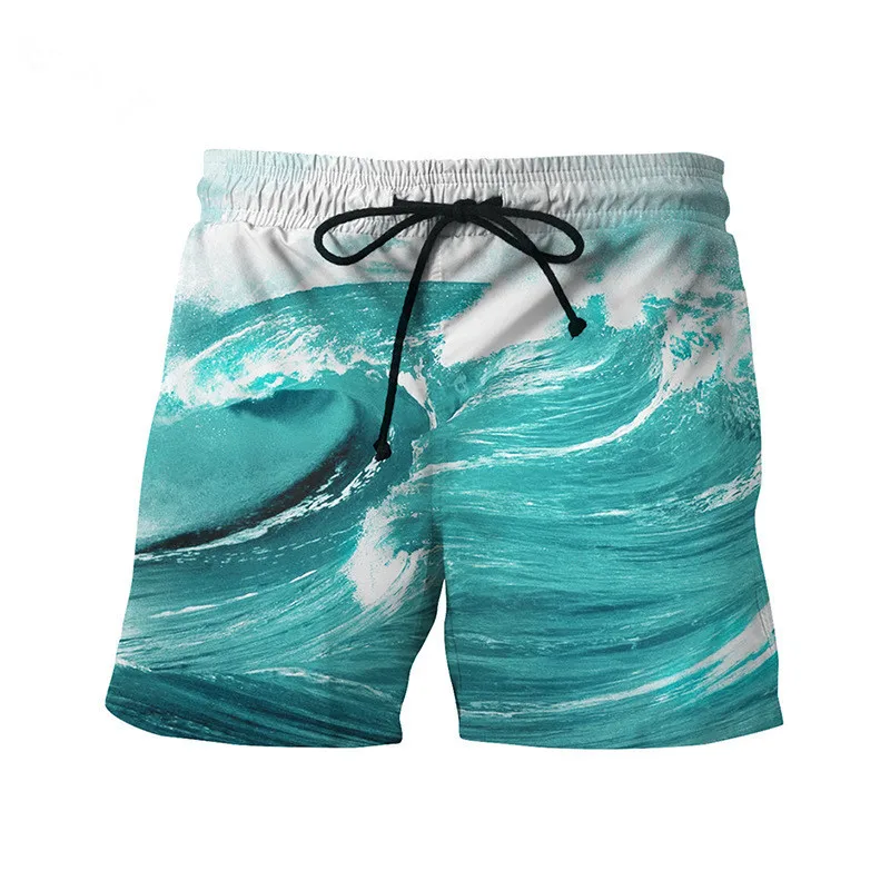 Мужские пляжные шорты больших размеров мужские для плавания быстросохнущие