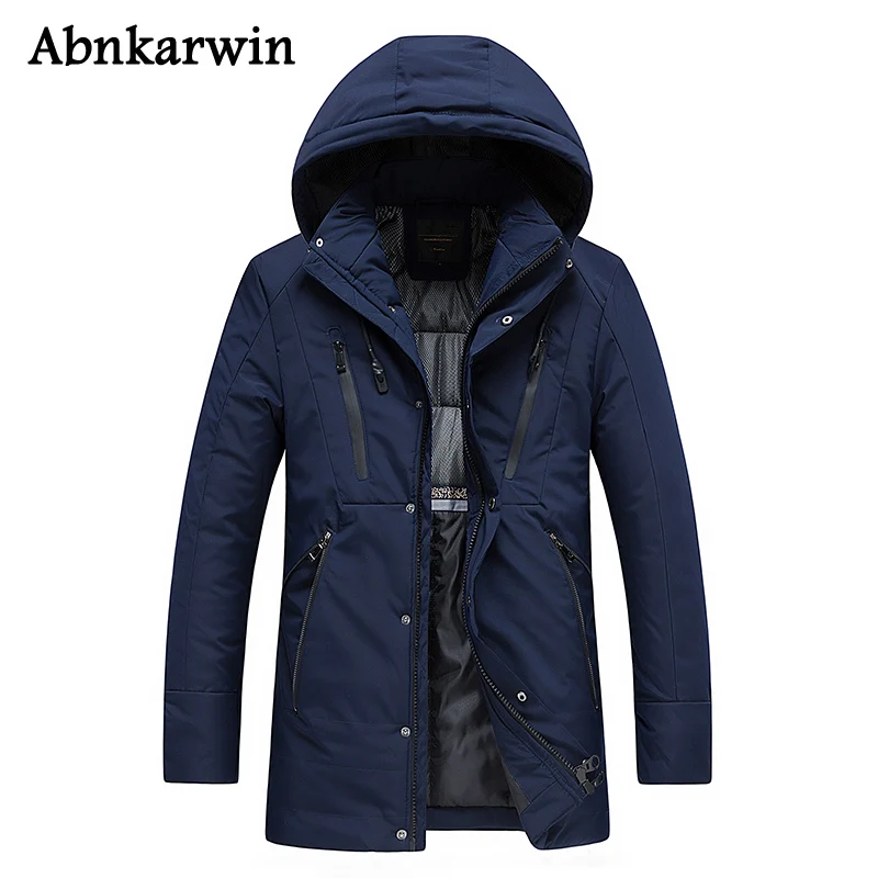 2018 Thick Cotton Jacket Hoodies Men Winter Jackets&ampCoats High Quality Casual Brand Men's Parka Hooded Outwear Hombre Fit | Мужская