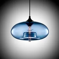 Antique DIY Crystal Clear Glass Cover Pendant light Lamp bar Lighting fixtures Edison Bulb Ac90-260v novelty lights living room