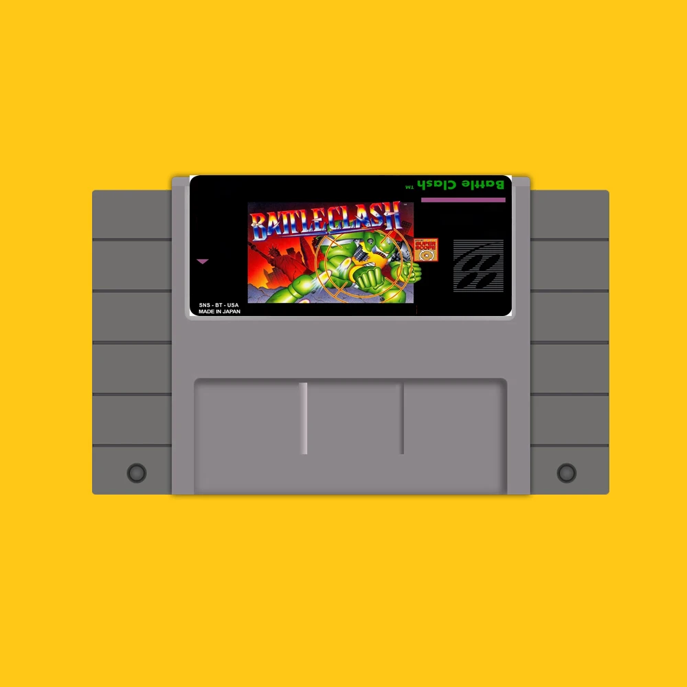 

Battleclash 16 bit Big Gray Game Card For USA NTSC Game Player