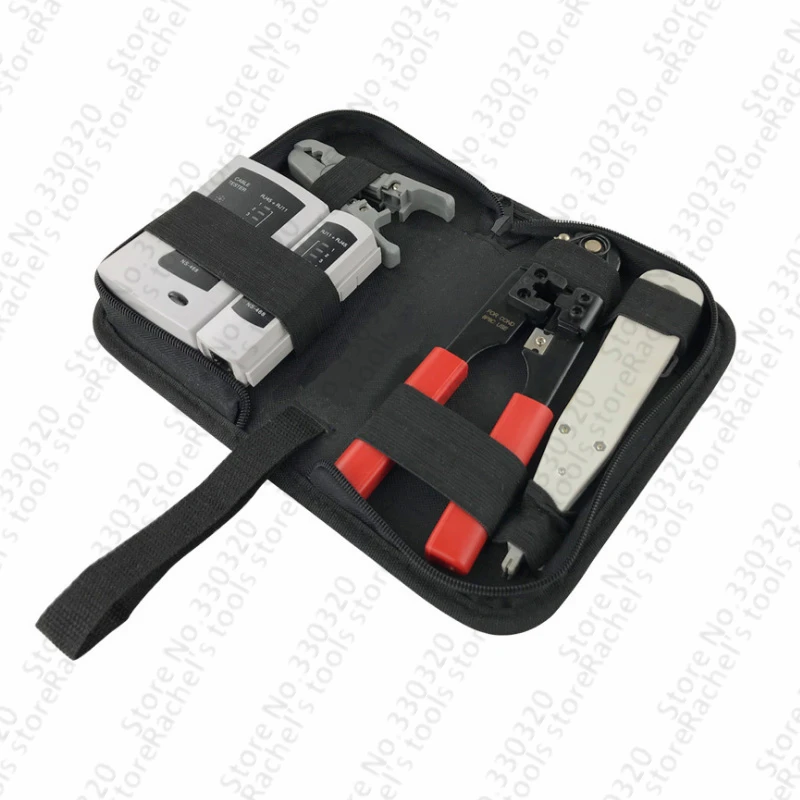 

Professional Network Cable Tester Lan rj45 with Wire Cable Crimper Crimp PC Network Hand Tools set
