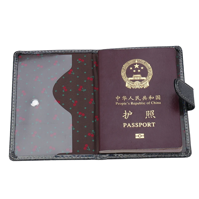 Обложка для паспорта Zongshu из радужной кожи Модный Красочный Дорожный Чехол