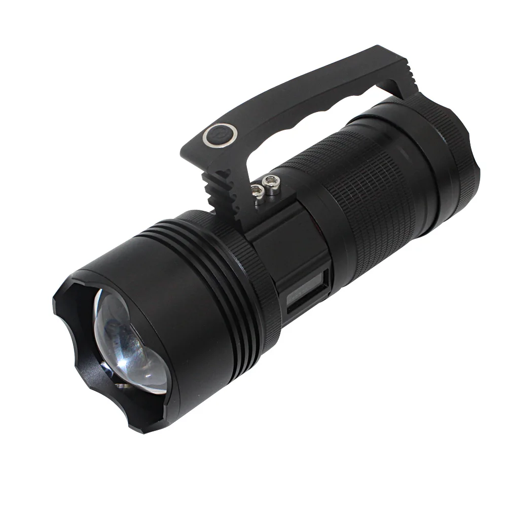 Preise 35W Leistungsstarke Tragbare XML T6 LED Angeln Taschenlampe Gebaut In 16000mAh Akku 4 Farbe Induktion Lampe Taschenlampe