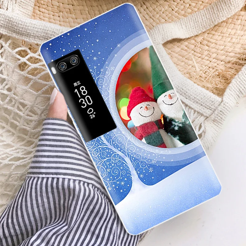 5.2&quot Soft TPU for Meizu Pro 7 Fashion Silicone Christmas Phone Case Ultra Thin Gel Fundas PRO Cover Cases Coque |