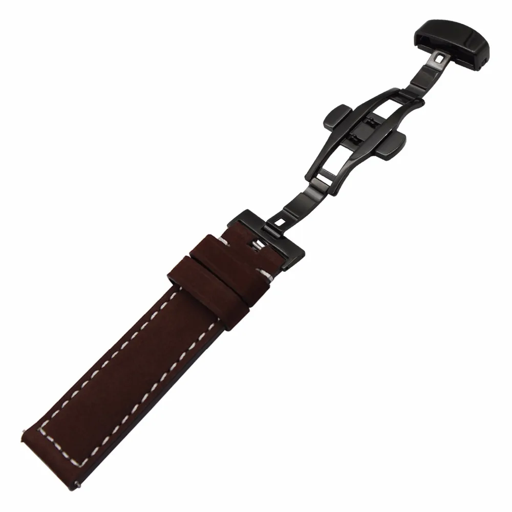 Итальянский ремешок для часов из натуральной кожи 20 мм 22 Samsung Galaxy Watch 42 46 мм/Watch 3 45 41
