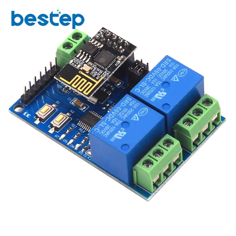 Реле канала Wi Fi 5 в ESP8266 модуль реле 2 релейный для смартфона IOT приложение