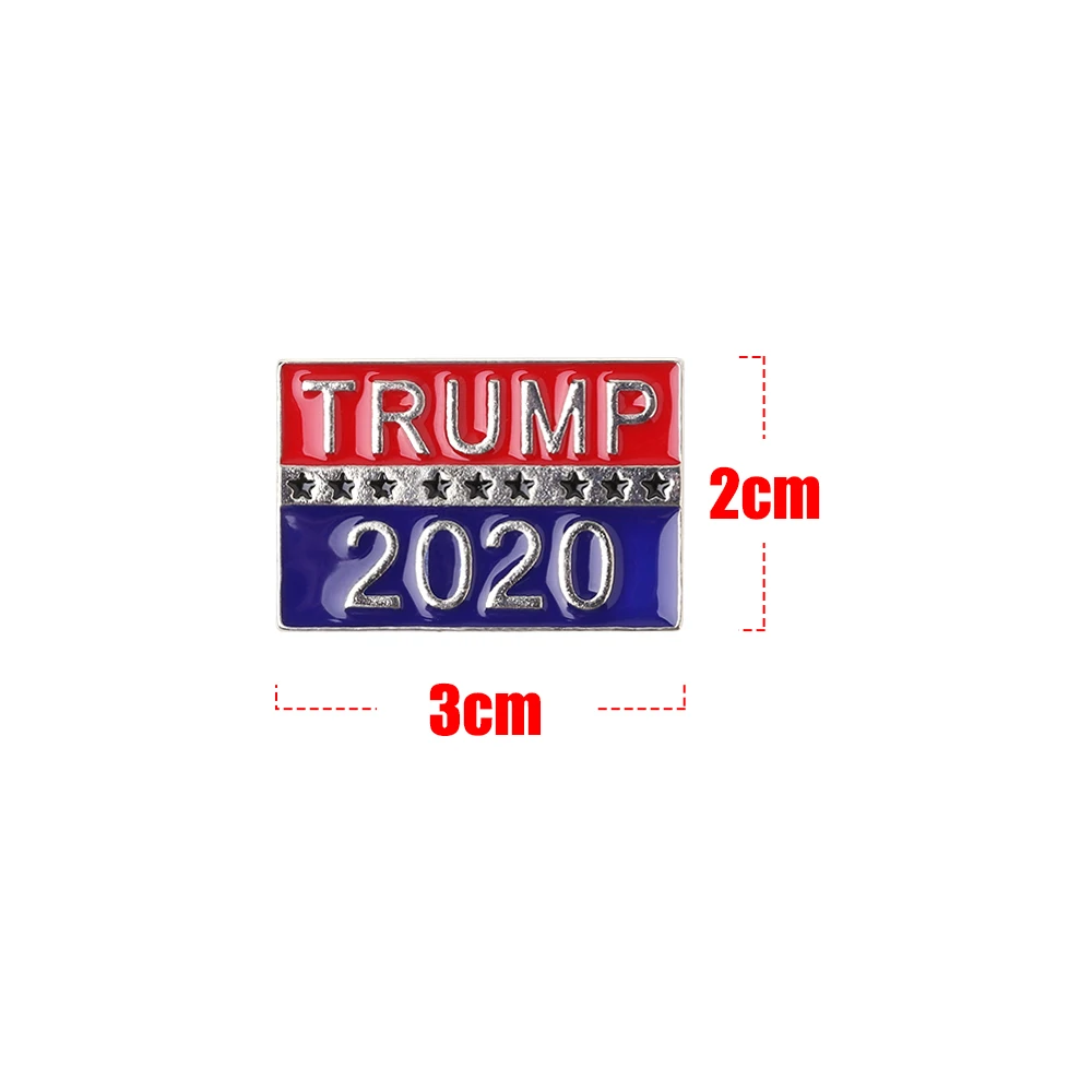 1 шт. брошь с изображением Трампа 2020 | Украшения и аксессуары